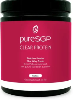PureSGP Clear Protein Pulver Peach Ice Tea 500 g