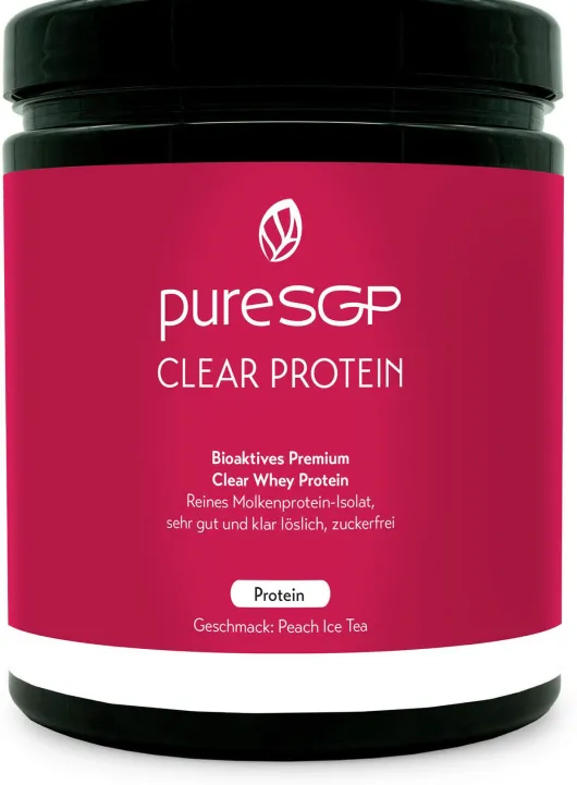 PureSGP Clear Protein Pulver Peach Ice Tea 500 g