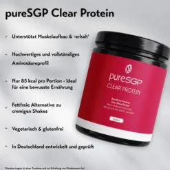 PureSGP Clear Protein Pulver Peach Ice Tea 500 g