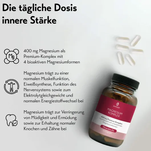 pureSGP Magnesium Komplex 60 Kapseln