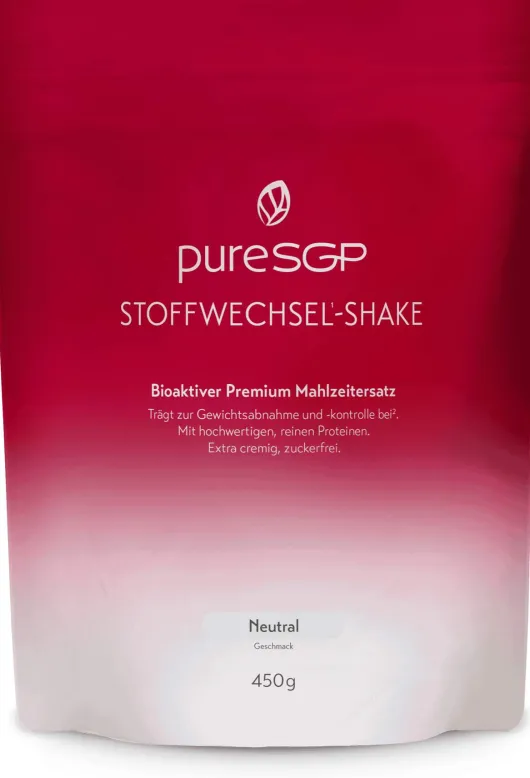 PureSGP Stoffwechsel-Shake Pulver neutral 450 g