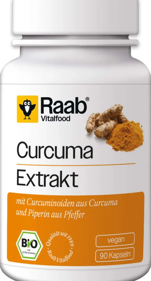 Raab Vitalfood Bio Curcuma Extrakt 90 Kapseln