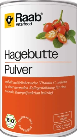 Raab Vitalfood Bio Hagebutte Pulver 500 G