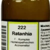 Ratanhia F Komplex Nr. 222 50 ml Dilution