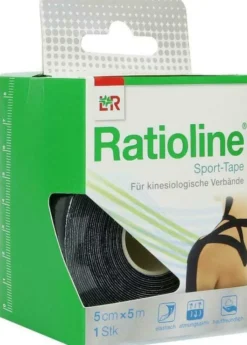 Ratioline Sport-Tape 5 Cmx5 M Schwarz
