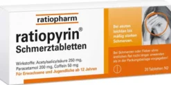 Ratiopyrin 20 Schmerztabletten