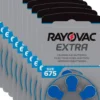 Rayovac Extra Hörgerätebatterie 675 Blau 10 x 6 Stück