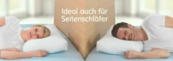 Rückenschläferkissen mit Baumwollbezug 1 Stück