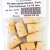 Reagenzglas Stopfen Kork 13-16mm Durchmesser 10 Stück
