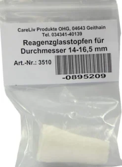 Reagenzglas Stopfen 14-16,5mm Durchmesser 1 Stück