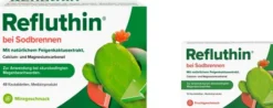 Refluthin Kautabletten Minzgeschmack 48 Stück + gratis Refluthin Kautabletten Fruchtgeschmack 16 Stück