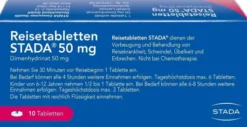 Reisetabletten Stada 10 Stück