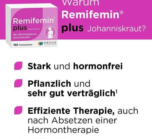 Remifemin plus Johanniskraut 180 Filmtabletten
