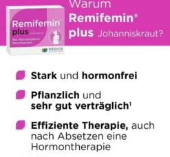 Remifemin Plus Johanniskraut 60 Filmtabletten