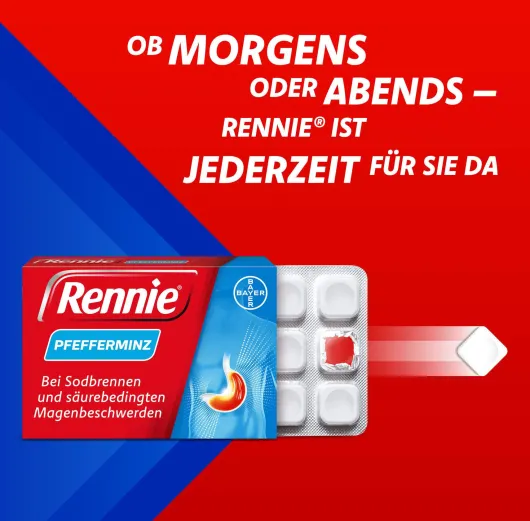 Rennie Pfefferminz 60 Kautabletten