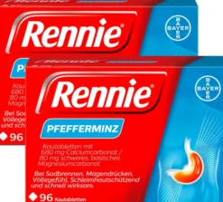 Rennie Pfefferminz 2 x 96 Kautabletten