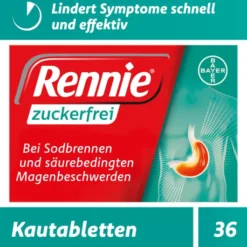 Rennie zuckerfrei 36 Kautabletten