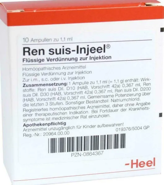 Ren Suis Injeele 10 Ampullen