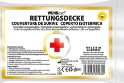 Rettungsdecke 160x210cm Gold-Silber