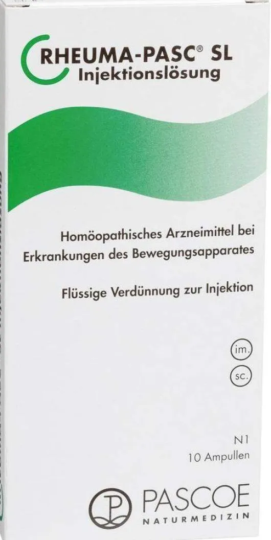 Rheuma Pasc Sl Injektionslösung 10 X 2 ml