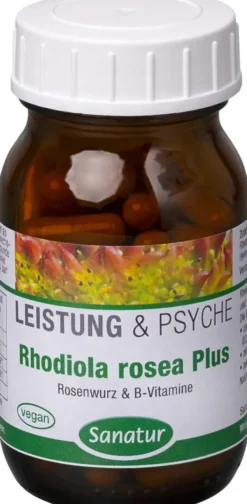 Rhodiola Rosea Plus B-Vitamine 60 Kapseln