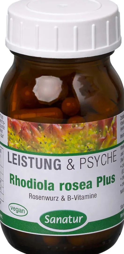 Rhodiola Rosea Plus B-Vitamine 60 Kapseln