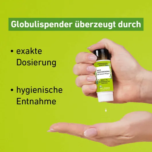 Rhus Toxicodendron D 12 Globuli Pflüger Globulispender 10 g