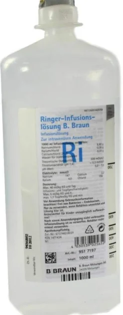 Ringer Lösung B.Braun Ecoflac Plus 1000 ml Infusionslösung