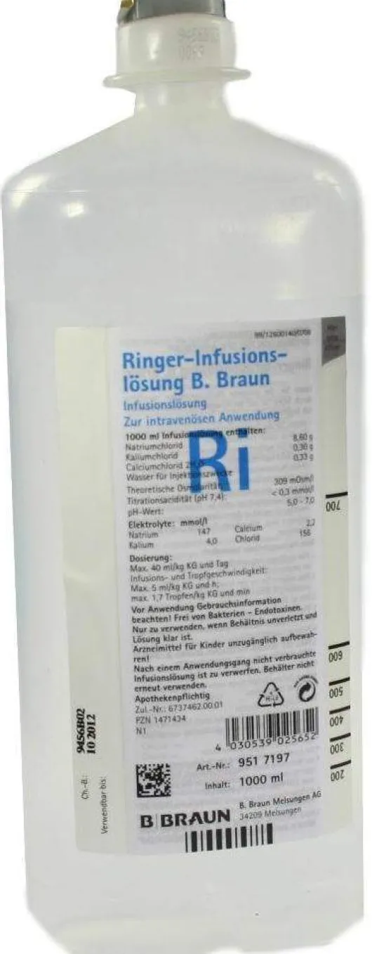 Ringer Lösung B.Braun Ecoflac Plus 1000 ml Infusionslösung