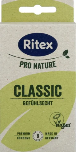 Ritex Pro Nature Classic Vegan Kondome 8 Stück