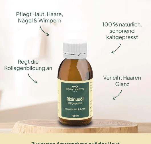 Rizinusöl Kaltgepresst Kosmetischer Rohstoff 100 ml