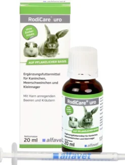 Rodicare uro 20 ml Flüssigkeit für Zwergkaninchen, Meerschweinchen und Kleinnager