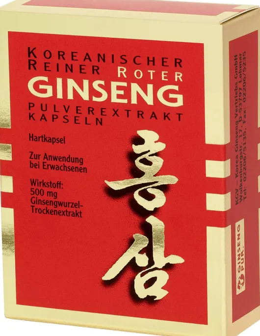 Roter Ginseng Extrakt 30 Kapseln