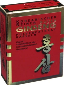 Roter Ginseng Extraktpulver Kapseln 500 mg