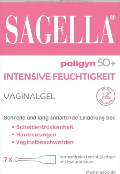 Sagella poligyn 50+ intensive Feuchtigkeit 7 x 4 ml Gel