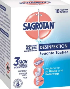 Sagrotan Desinfektionstücher 18 Tücher