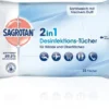 Sagrotan 2 in 1 Desinfektions-Tücher 15 Stück