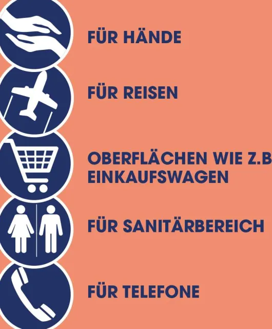 Sagrotan 2 in 1 Desinfektions-Tücher 15 Stück