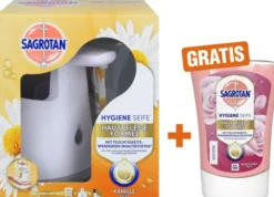 Sagrotan No-Touch Starter-Set Kamille + Sagrotan No Touch Nachfüller Rose & Shea Duft 250 ml