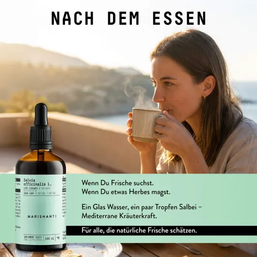 Salbei Extrakt Kräuter Tropfen alkoholfrei 100 ml