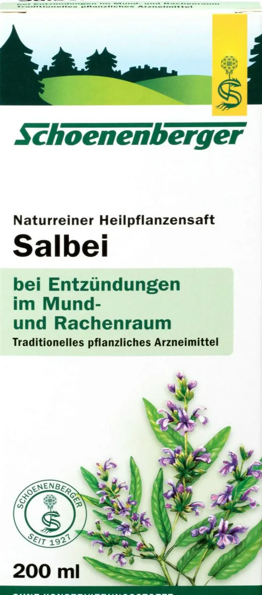 Salbei Saft Schoenenberger 200 ml