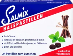 Salmix Halspastillen Zuckerfrei 24 Pastillen