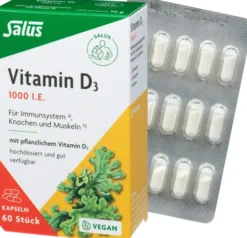 Salus Vitamin D3 1000 I.E.Vegan 60 Kapseln
