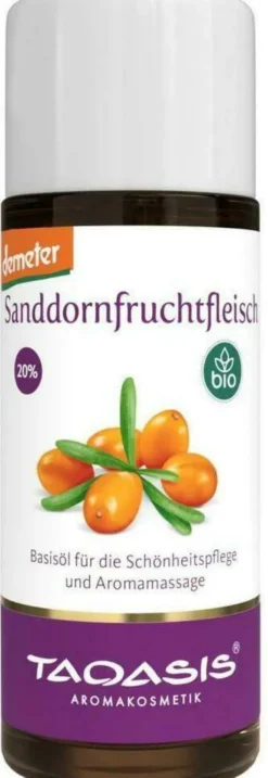 Sanddornfruchtfleisch 20% in Aprikosenöl 50 ml