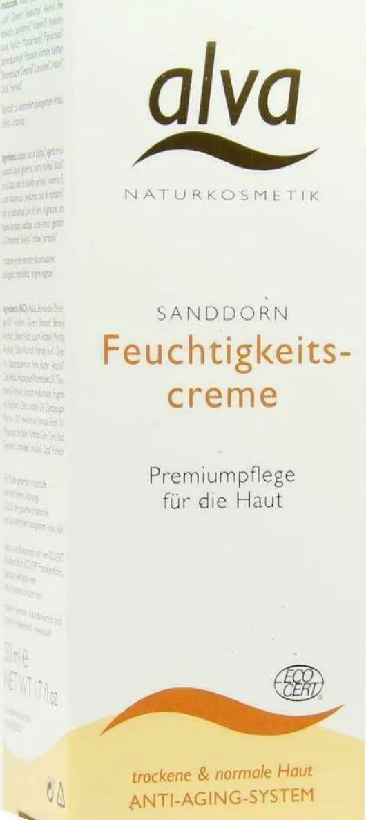 Sanddorn Kosmetik Feuchtigkeitscreme Alva