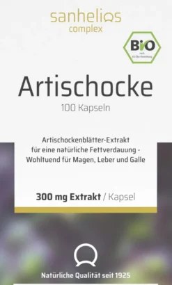 Sanhelios Bio Artischocke 100 Kapseln