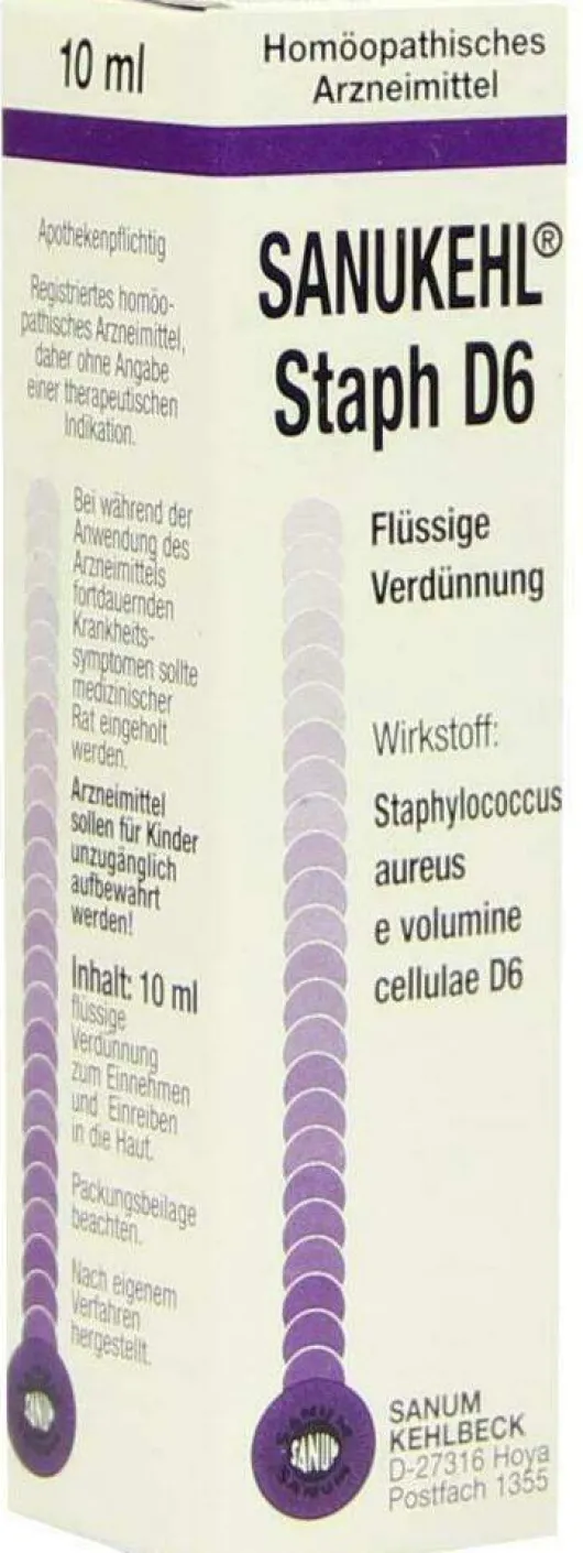 Sanukehl Staph D6 10 ml Tropfen