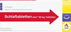 Schlaftabletten Elac 50 mg 20 Stück