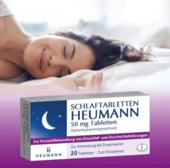 Schlaftabletten Heumann 50 mg 2 x 20 Tabletten