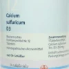 Schüßler Dhu 12 Calcium Sulfuricum D 3 1000 Tabletten